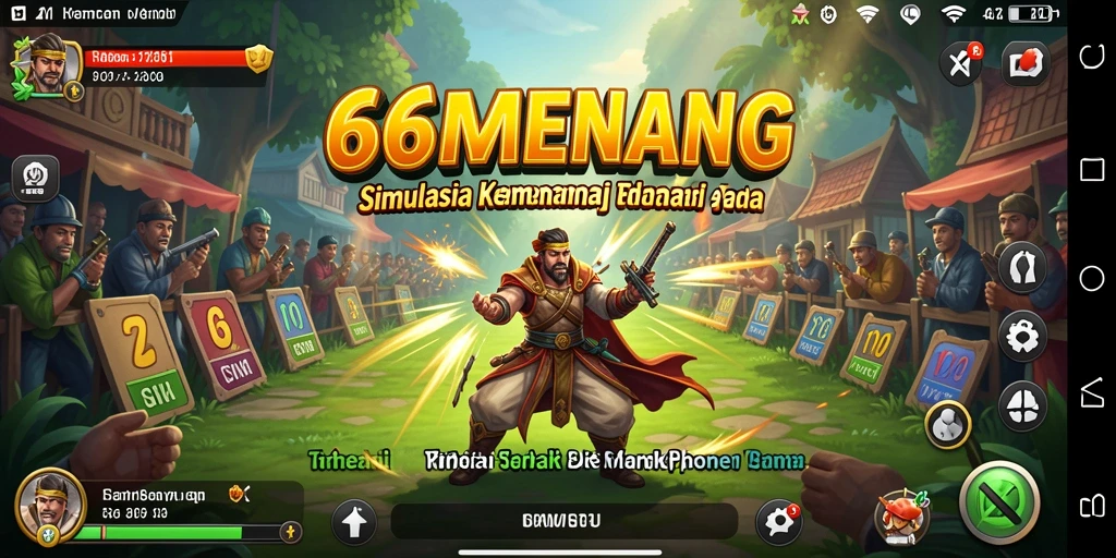 Tampilan gameplay seru dan mengesankan dalam 66MENANG.