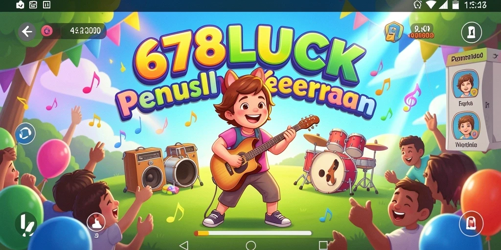 Tampilan gameplay 678LUCK menampilkan pengalaman musik yang seru.
