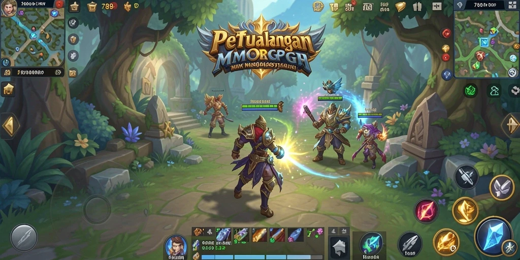 Tampilan visual gameplay seru dalam 789RP, penuh aksi dan petualangan.