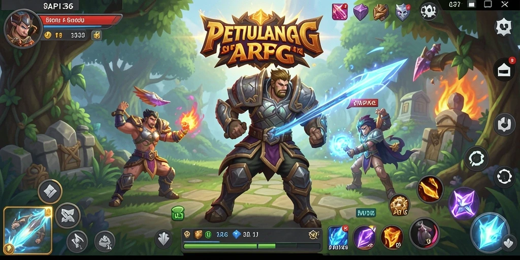 Gameplay menegangkan dalam dunia petualangan ARPG.