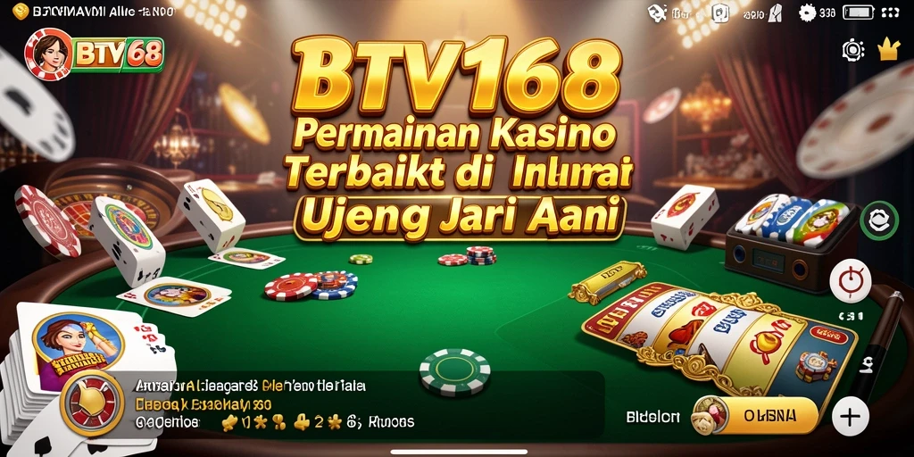 Tampilan gameplay Kasino yang mengasyikkan dan menarik di BTV168.