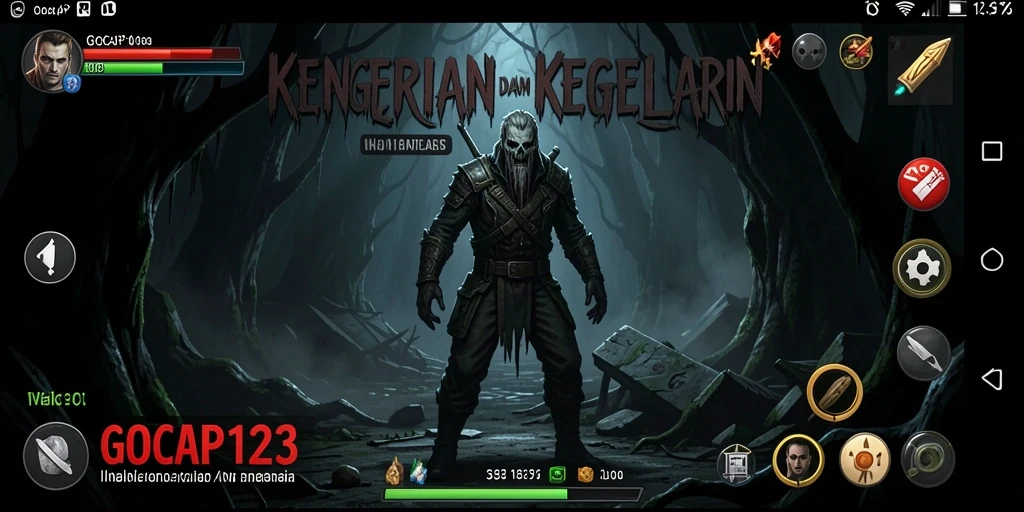 Tangkapan layar menampilkan gameplay kengerian yang menegangkan.