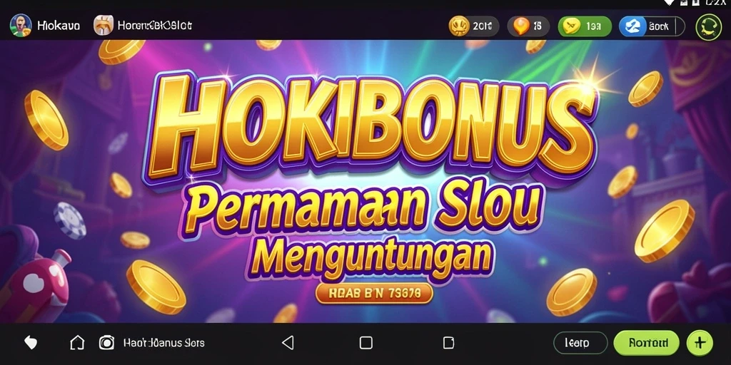 Tampilan menarik dari gameplay HOKIBONUS yang seru.
