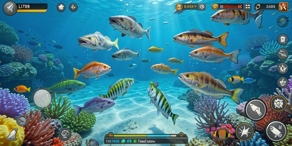 Tampilan gameplay seru di game Tembak Ikan LI789.