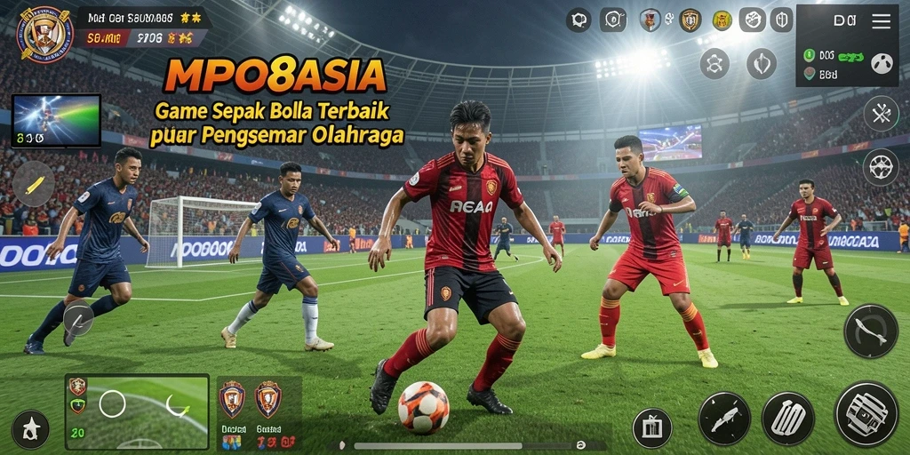 Tampilan gameplay <strong>MPO88ASIA</strong> yang penuh aksi dan strategi sepak bola.