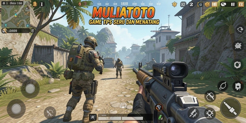 Tampilan gameplay menarik dari MULIATOTO dengan aksi seru di dunia TPS.
