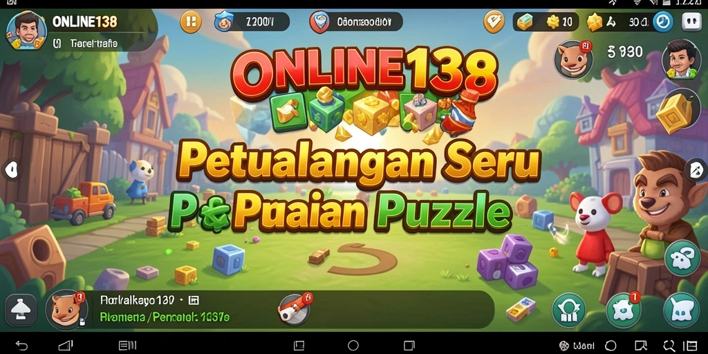 Tampilan permainan puzzle yang menarik pada ONLINE138.