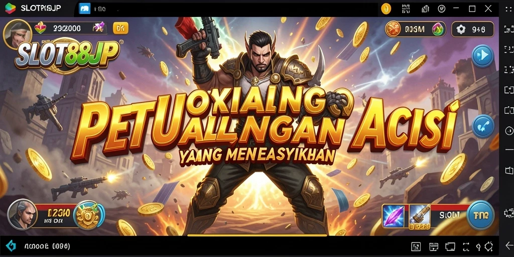 Tampilan gameplay <strong>SLOT88JP</strong> yang penuh aksi dengan grafis menawan.