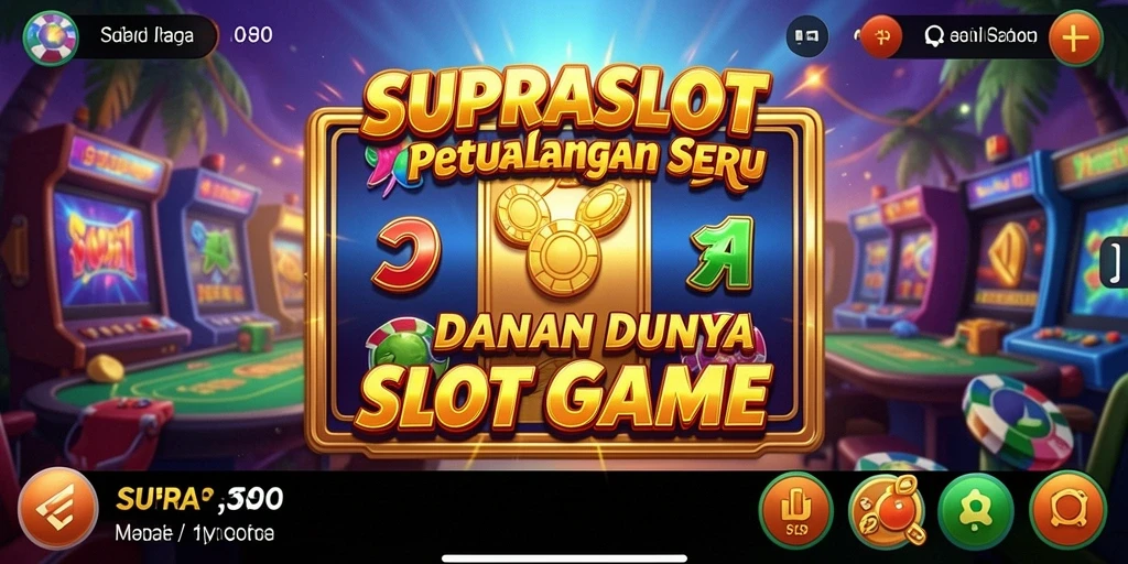 Tampilan menarik dan gameplay seru dari SUPRASLOT.