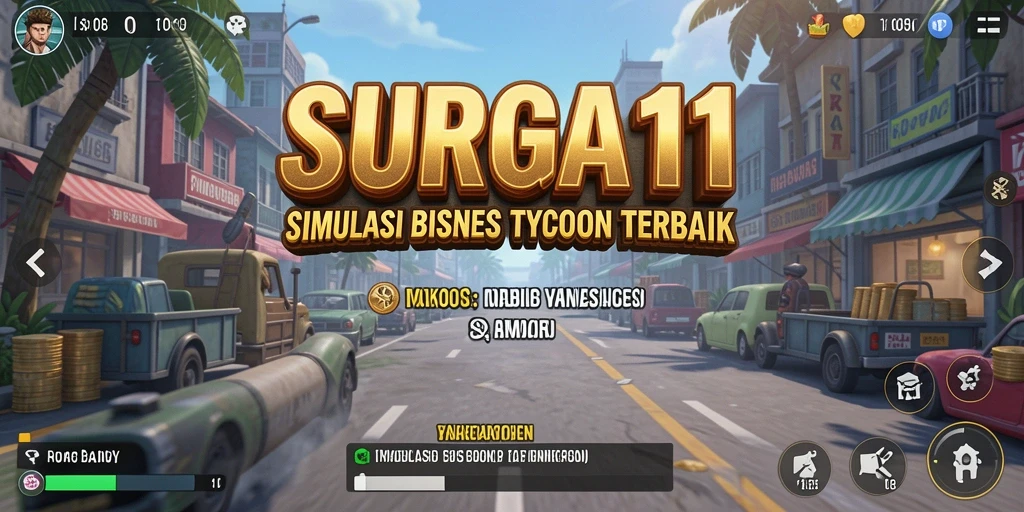 Tampilan gameplay <strong>SURGA11</strong> yang seru dan penuh strategi Tycoon.