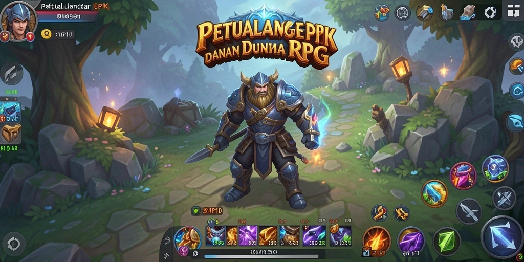 Tampilan gameplay menakjubkan dari SVIP10 yang penuh aksi RPG.
